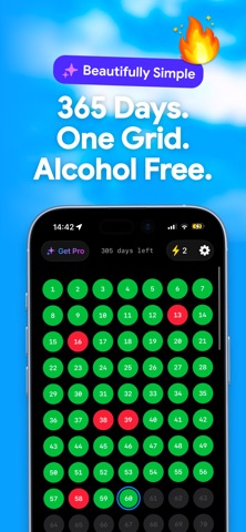 Sober 365: 1 Year Dry iPhone screenshot