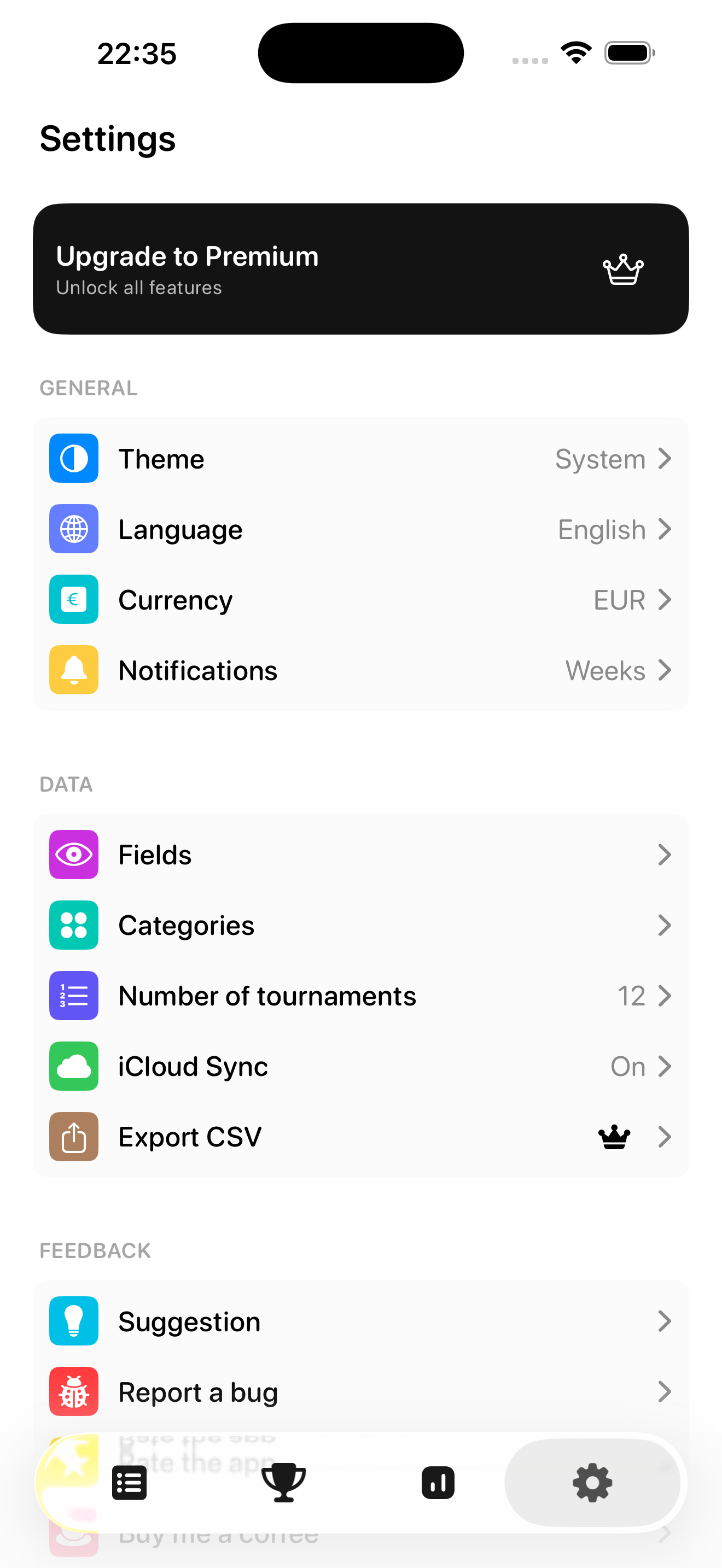 Padel Tracker App screenshot 5