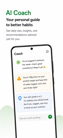 VitalHelm: AI Calorie Counter iPhone screenshot