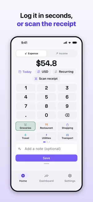 SpendSteps: Expense Tracker screenshot 1