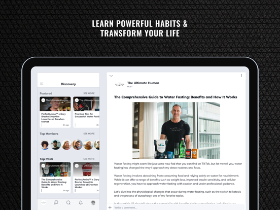 The Ultimate Human iPad screenshot 4 - Health & Fitness app