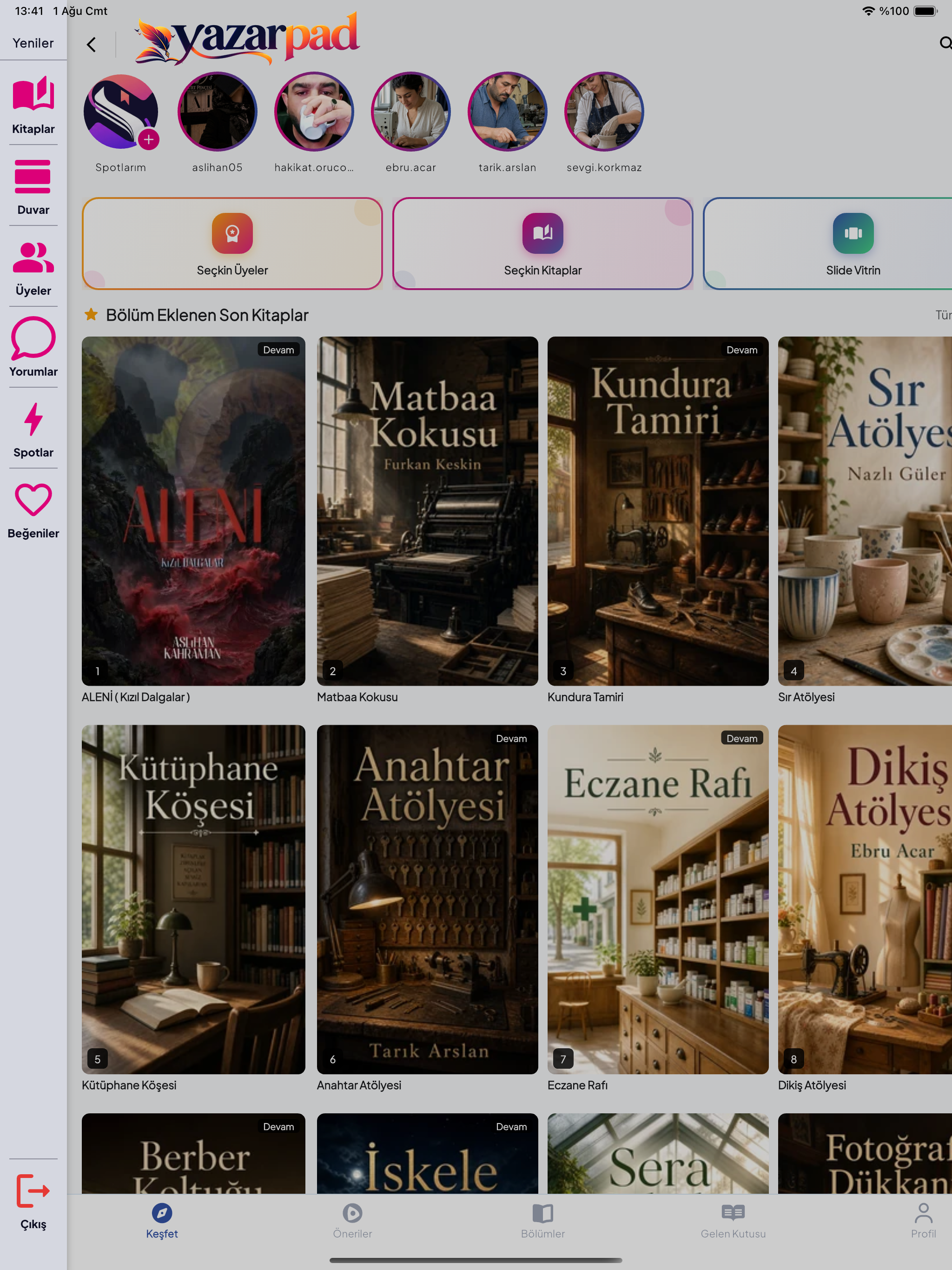 YazarPad - Kitap Yaz, Oku screenshot 11