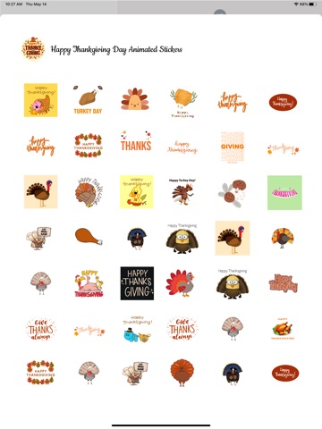 Animated Thanksgiving Day! iPad screenshot