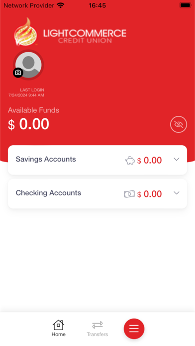 Light Commerce Mobile Banking Screenshot