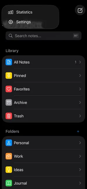 NotesGlow screenshot 3