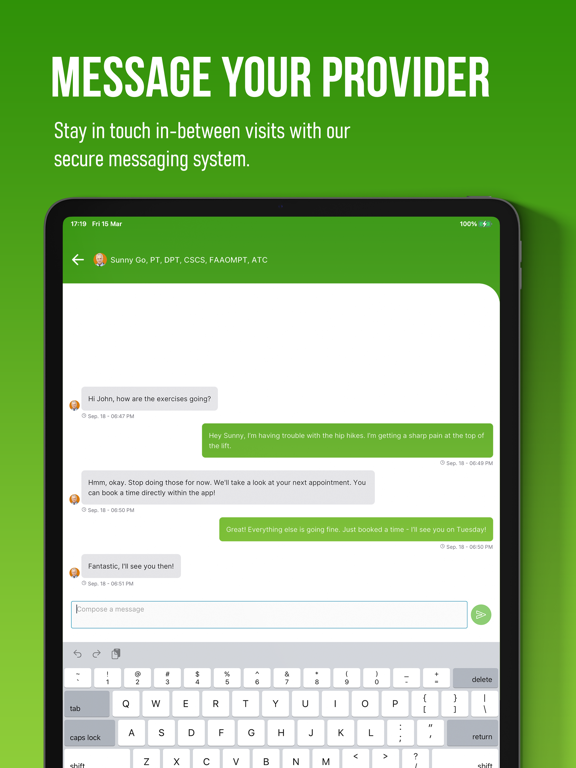 Screenshot #6 pour Outbound PT & Rehab