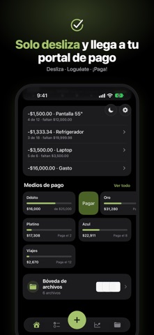 Palomea: gastos y tarjetas screenshot 2