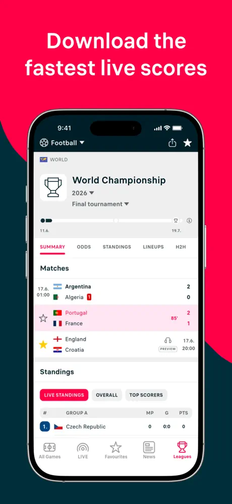 Flashscore screenshot 2