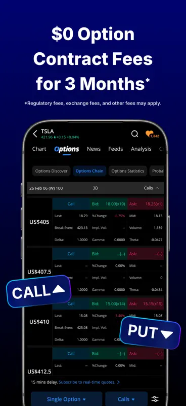 Webull: Trade Stocks & Options screenshot 2 of 9