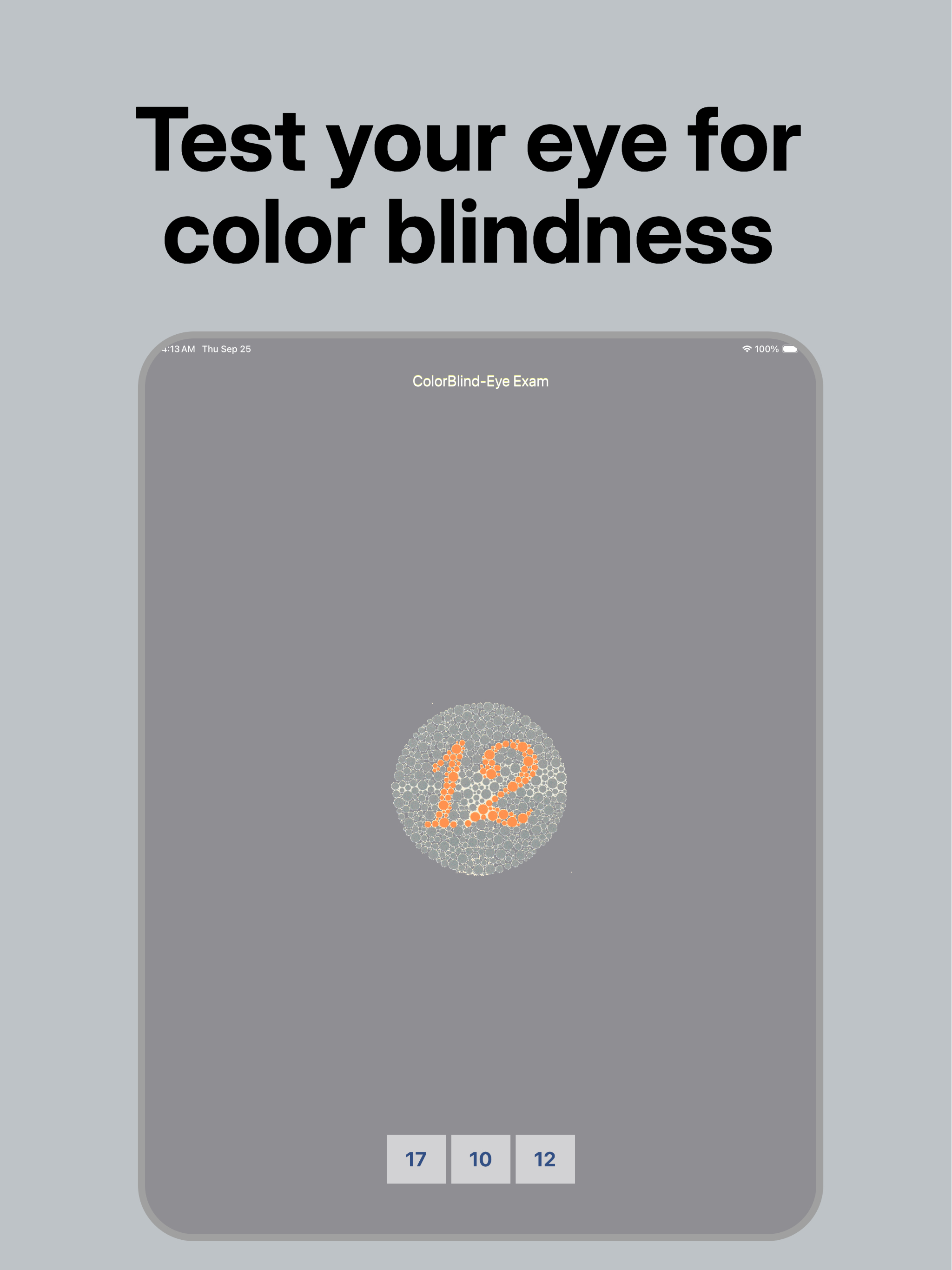 ColorBlind-Eye Exam