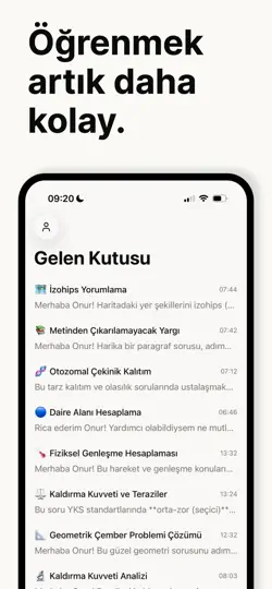 Kunduz KAI: AI Study Tutor iPhone Ekran Görüntüsü 1