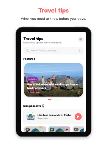 EasyFamilyTrip iPad screenshot