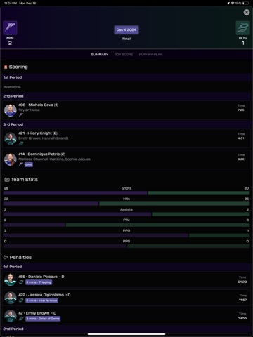PWHL Screenshot 2
