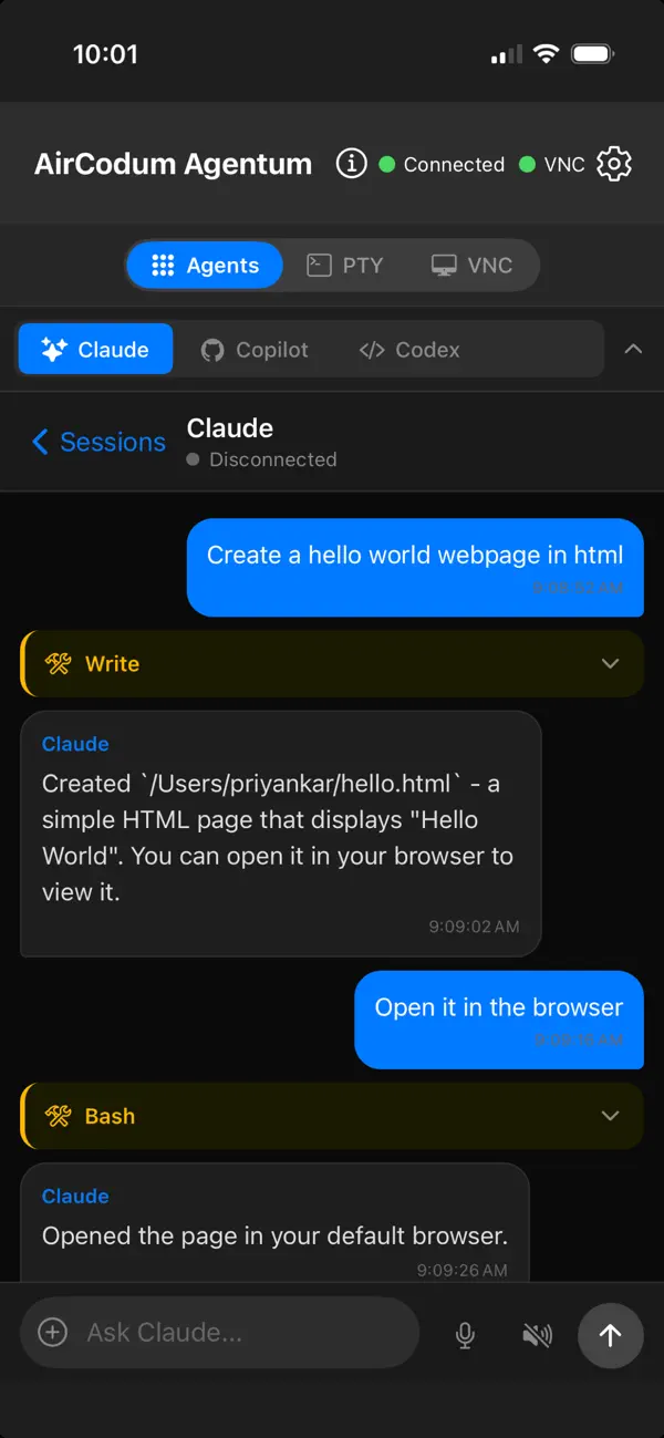#2. AirCodum Agentum (iOS) โดย: Priyankar Kumar
