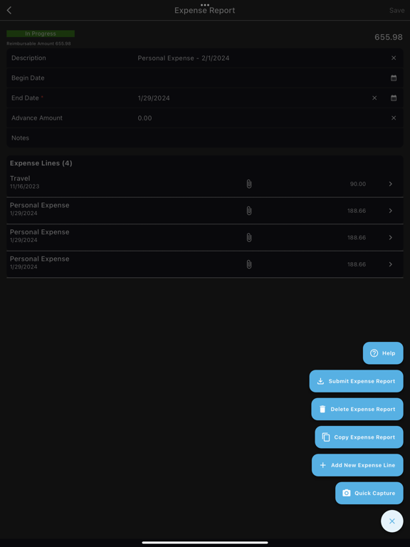 Screenshot #6 pour Deltek Expense for Ajera