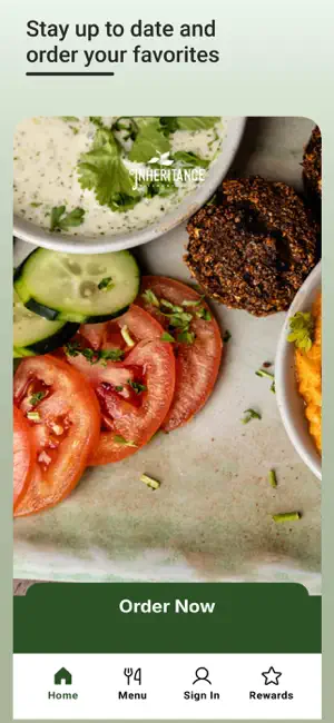 Inheritance Kitchen + Juicery screenshot 1