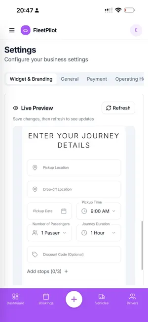 FleetPilot - Chauffeur Manager screenshot 3