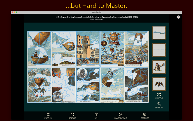 Captura de pantalla de Puzzles de póster