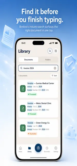 Bindora: Scan & Reminders screenshot 4