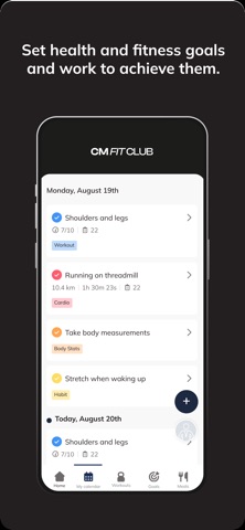 CM FIT CLUB iPhone screenshot