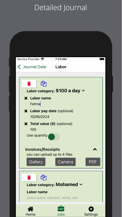 Jobs Accounting screenshot-3