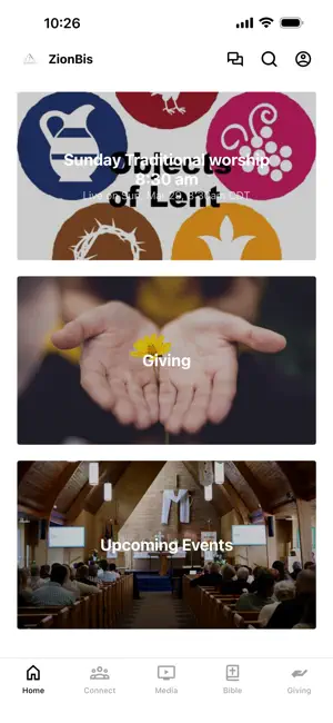 Zion Lutheran Church Bismarck screenshot 1