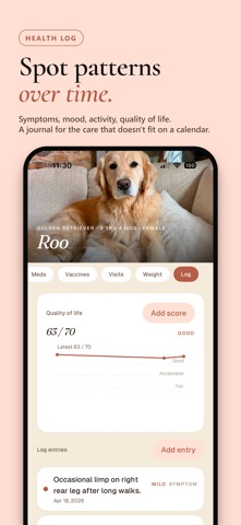 PetChronicle: Pet Health Log screenshot