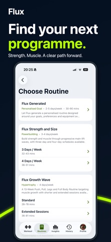 Flux: Workout Tracker Screenshot 3 of 10