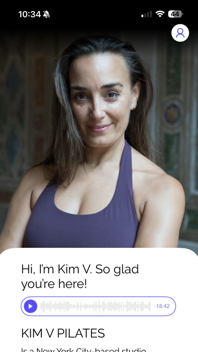 my Pilates App Screenshot