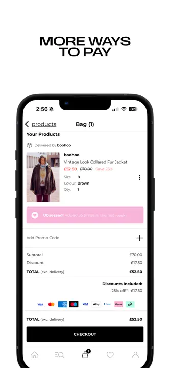 boohoo : capture d’écran 5 sur 6