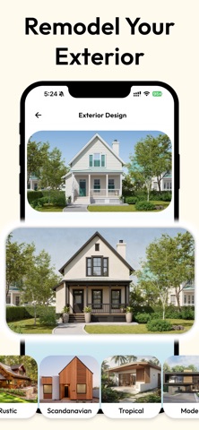 Homia: AI Home Design & Decor iPhone screenshot