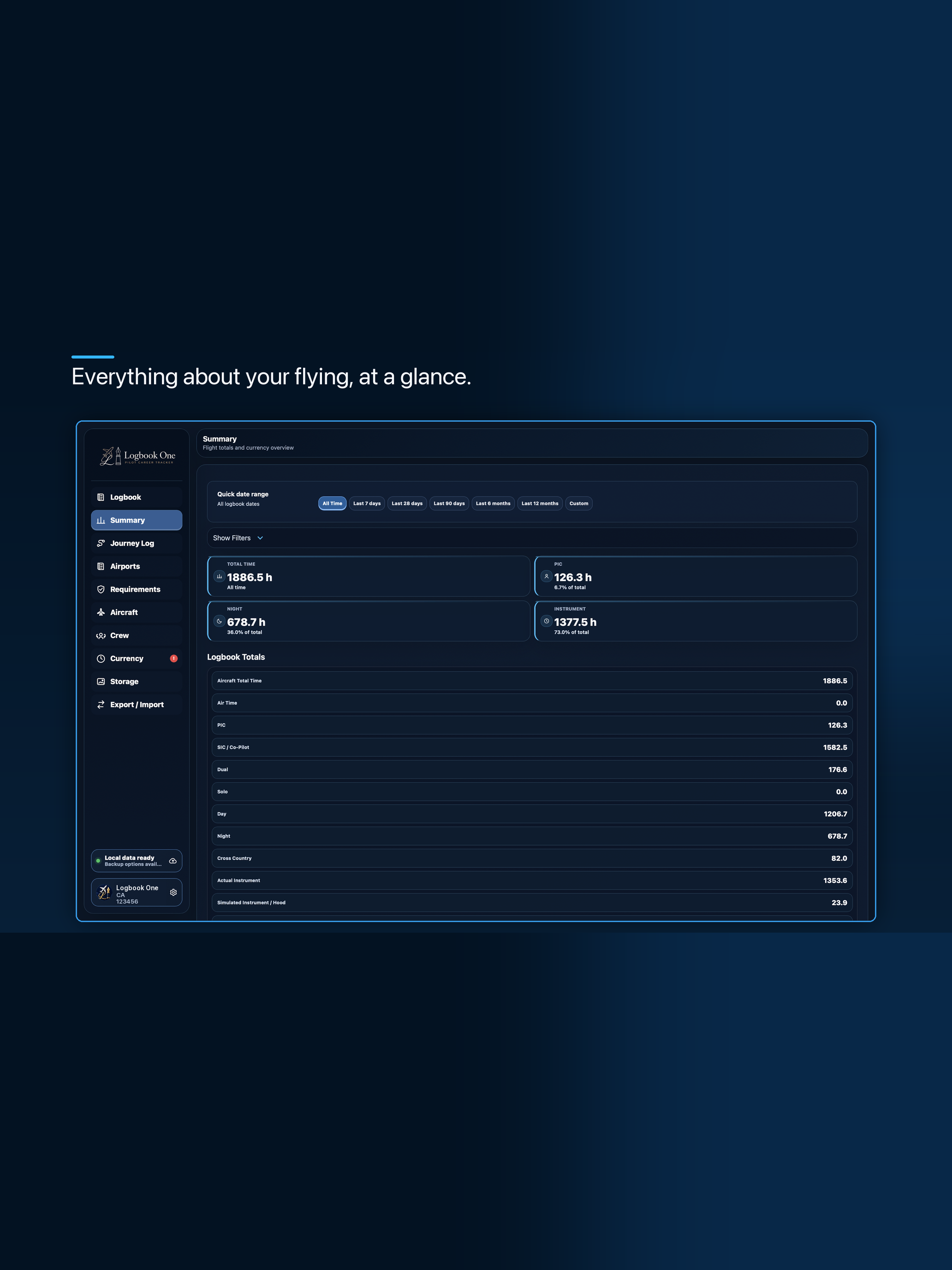 Logbook One: Pilot Logbook screenshot 13