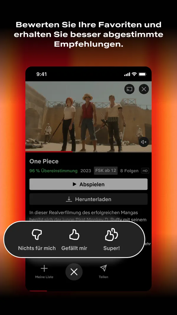 Netflix iPhone App Screenshot 4 – Unterhaltung