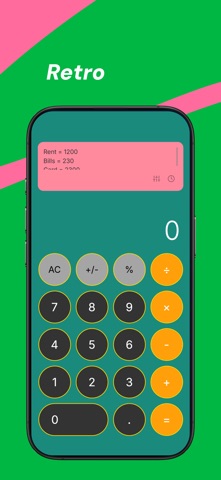 Calculator Woman Custom Color iPhone screenshot