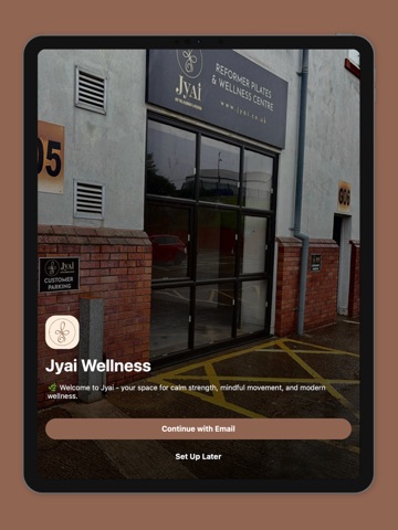 Jyai Wellness iPad screenshot