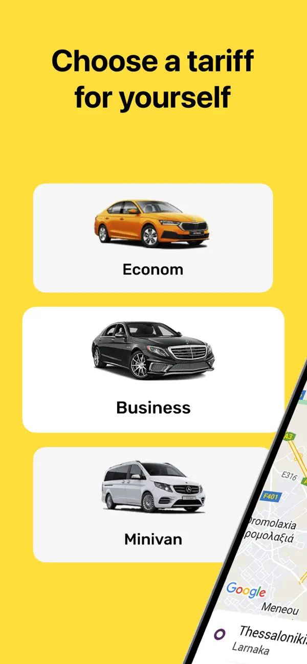 Screenshot #2 pour Alfa: Taxi & Cab Ride Cyprus