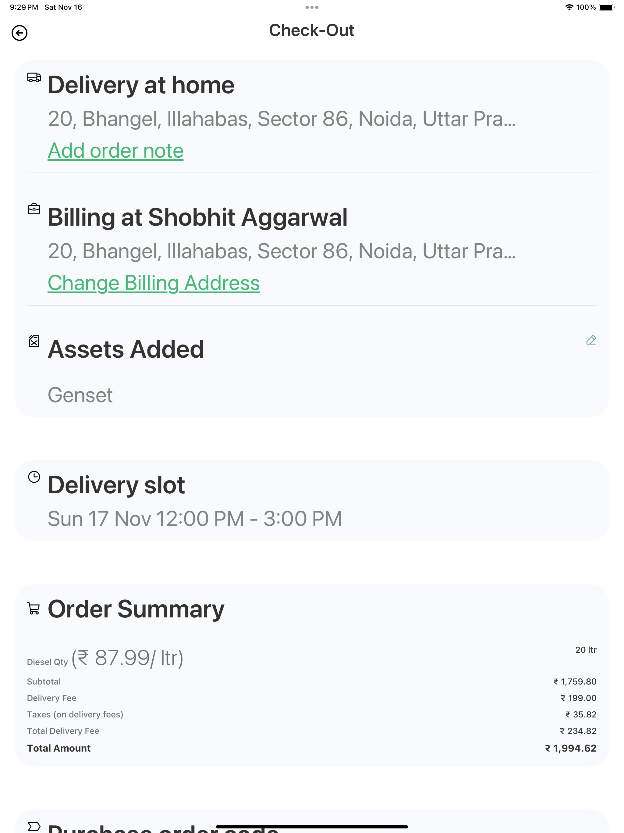 FuelBuddy - Diesel Delivery