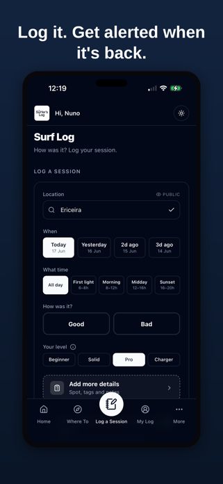 The Surfer's Log Screenshot 1 of 5