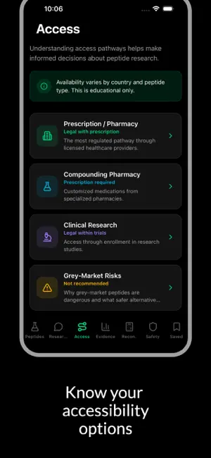 Peptidely - The Peptide Bible screenshot 4