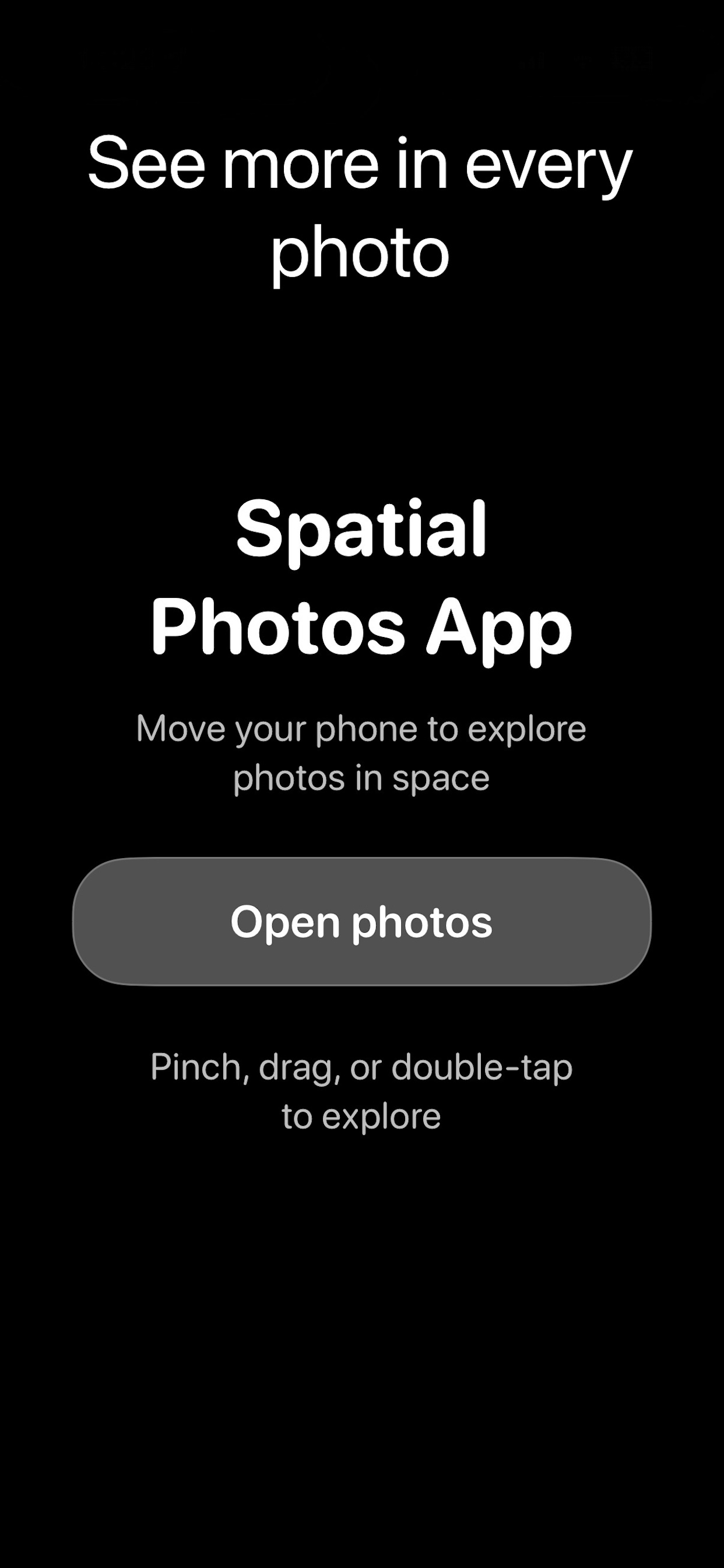 Spatial Photos App