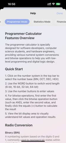 Scientific CalcX Screenshot 6 of 8