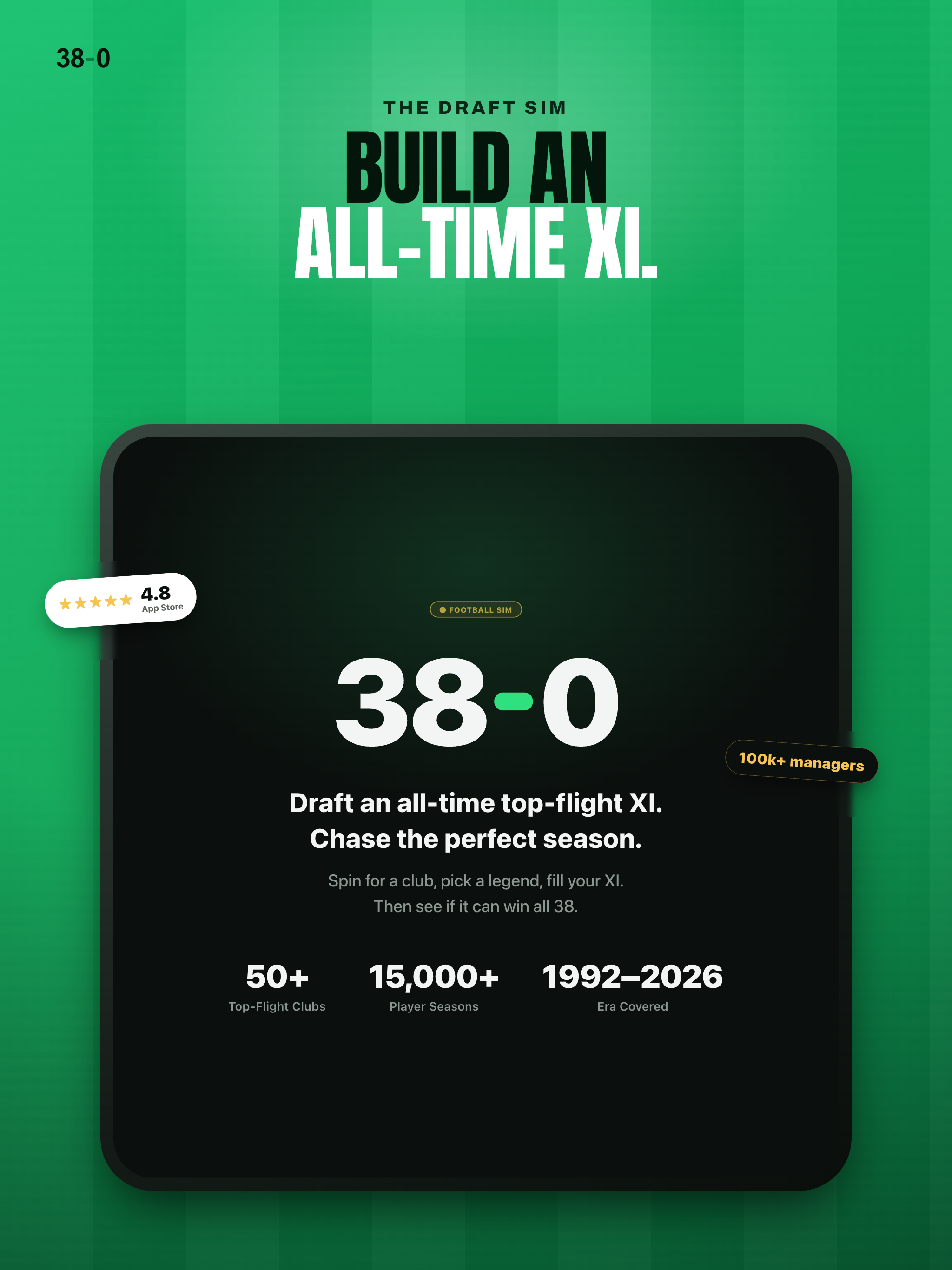 38-0 Soccer Sim Manager screenshot 10