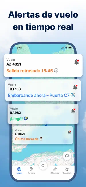 FlightSky: Rastreo de Vuelos iPhone screenshot 4