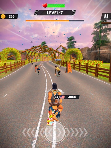 Jump Skating: Skateboard Games iPad screenshot