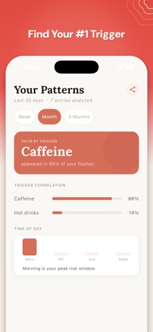 Flare — Hot Flash Tracker Screenshot 1 of 7