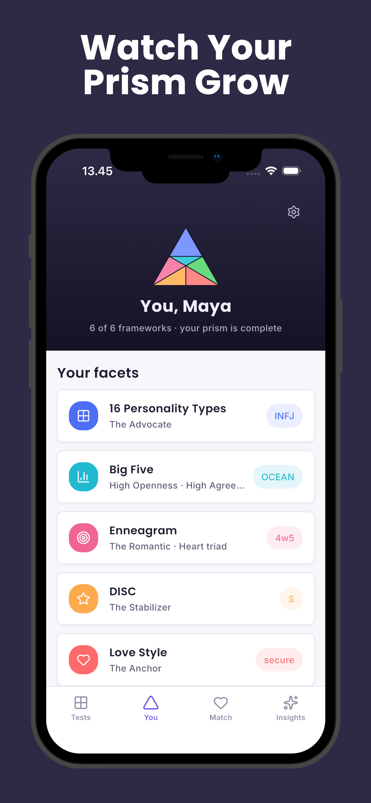 Prism: Personality Test screenshot 4