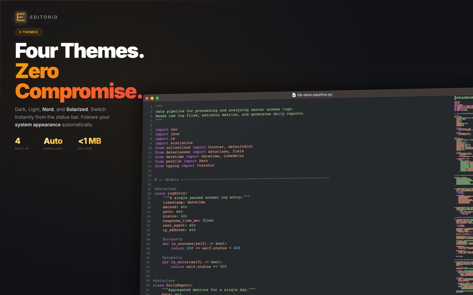 #6. Editorio (macOS) Przez: Lovre Crncevic