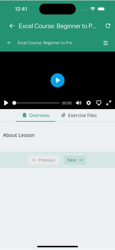 Excel Course: Beginner to Pro - Education App | MWM