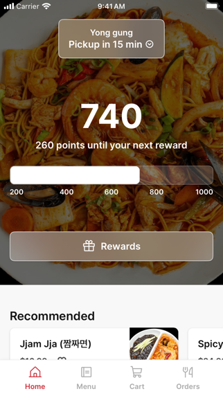 Yong Gung To Go app screenshot
