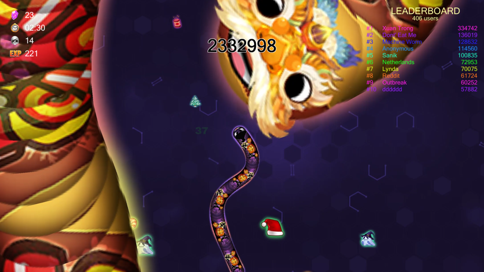 #1. Worm.io - Snake & Worm IO Game (iOS) 来自: Quyen Doan